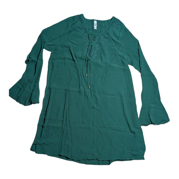 Xhilaration - Women's Top Green Size XXL Pre Owned Well Cared for Cute Sleeves - Picture 1 of 8